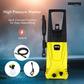 3000W Electric High Pressure Washer Car Washer Geepas | For you. For life. 