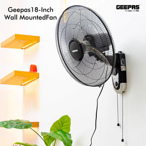 18-Inch Wall Mounted Fan Fan Geepas | For you. For life. 