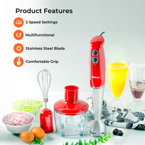 3-In-1 Stick Hand Blender and Food Processor