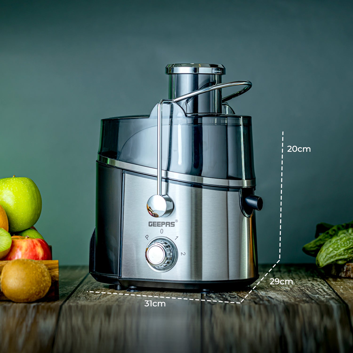 600W Juice Extractor Centrifugal Juicer Geepas UK