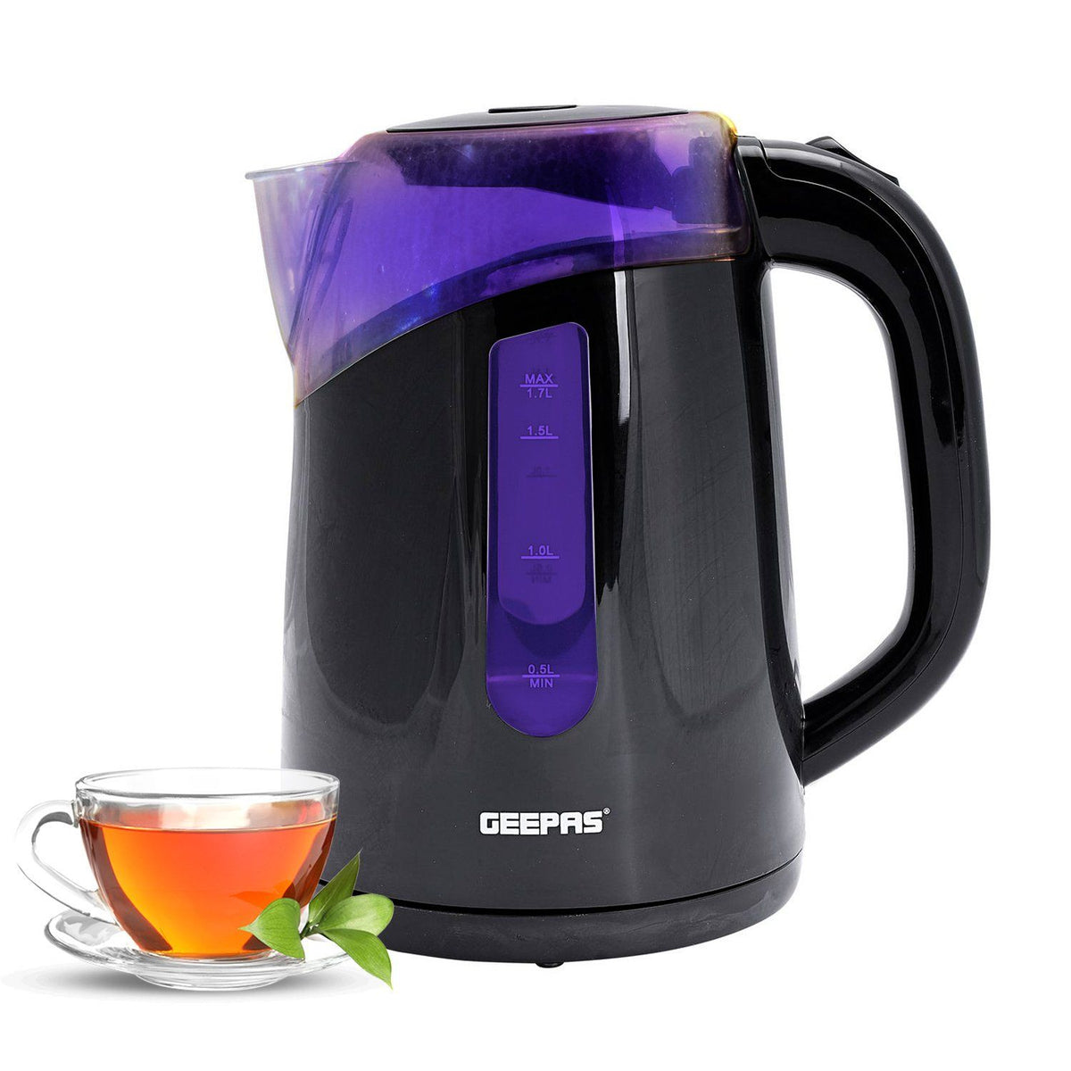 1.7L Cordless Electric Kettle Kettle Geepas | For you. For life. 