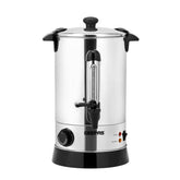 Front view of the 6.8 litre stainless steel electric urn