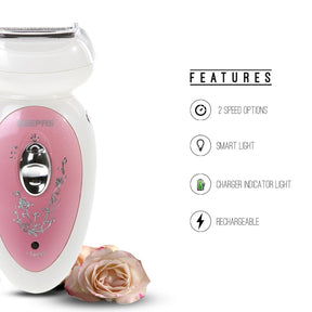 2 in 1 Rechargeable Epilator Lady Shaver Set Lady Shaver Geepas | For you. For life. 