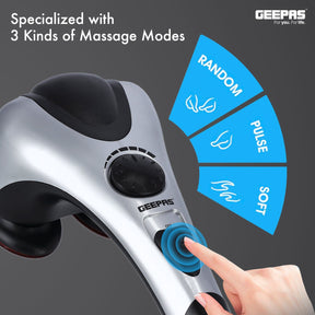 Double Head Full Body & Back Electric Massager Massager Geepas | For you. For life. 