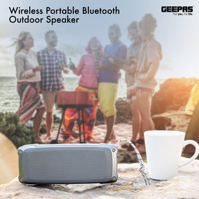 Portable Bluetooth Speaker Wireless Rechargeable USB/TF/AUX/MP3/FM/TWS Speakers Geepas | For you. For life. 