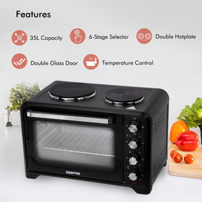 Toaster Oven | 1600 W | 35 L Oven Geepas | For you. For life. 