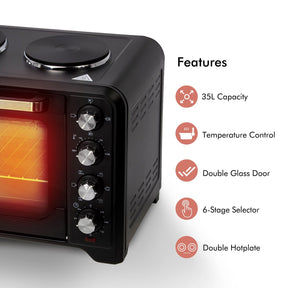 Toaster Oven | 1600 W | 35 L Oven Geepas | For you. For life. 