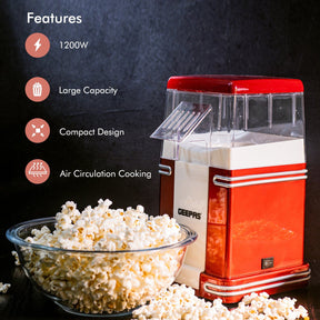 1200W Electric Popcorn Maker Machine Popcorn Maker Geepas | For you. For life. 