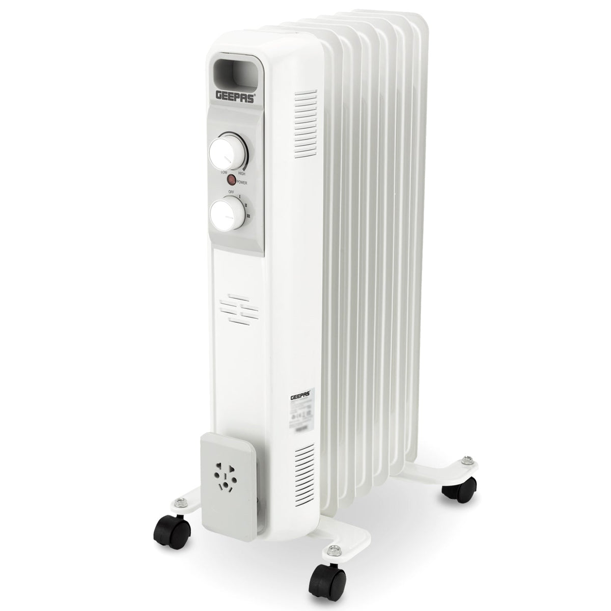 9-Fin Electric Oil Filled Radiator Heater | Geepas UK
