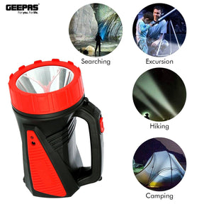 Rechargeable Flash Light Lighting Geepas | For you. For life. 
