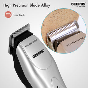 Geepas | For you. For life. Rechargeable Hair Clippers With Charging Dock Shaver