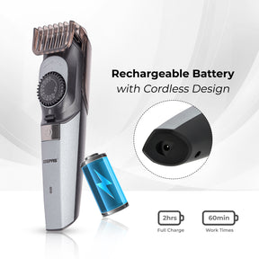 Rechargeable ION Hair Clipper and Beard Trimmer