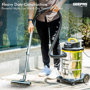 1200W Wet & Dry Vacuum Cleaner Vacuum Cleaner Geepas | For you. For life. 