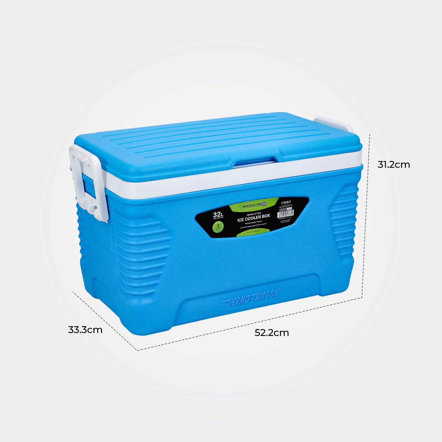 32L Double Insulated Ice Cooler Chest
