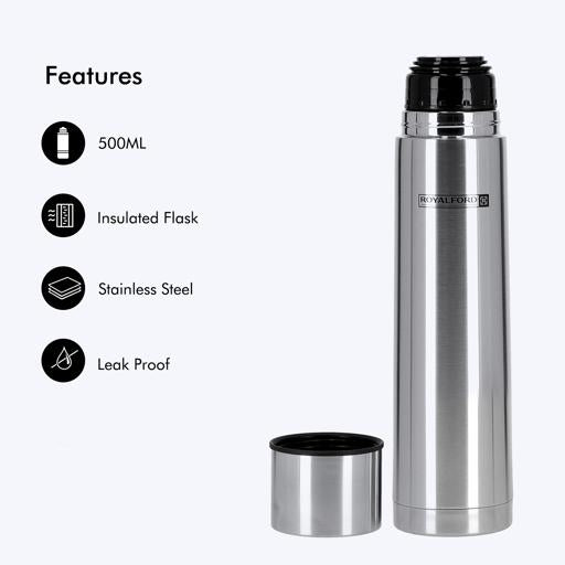 500ml Vacuum Insulated Stainless Steel Flask Bottle
