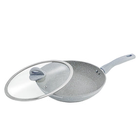 Aluminium Non-Stick Frying Pan with Lid, 28 cm