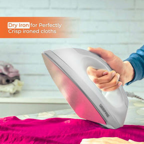 1200W Steam-Line Dry Iron With Non-Stick Plates