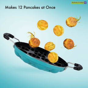 Appam Pancake Aebleskiver Frying Pan By Royalford Royalford 
