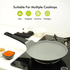Non-Stick Pancake Maker Pan (28cm) Cookware Sets Royalford 