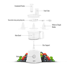 10-In-1 Multifunctional Food Processor Two-Speed Pulse