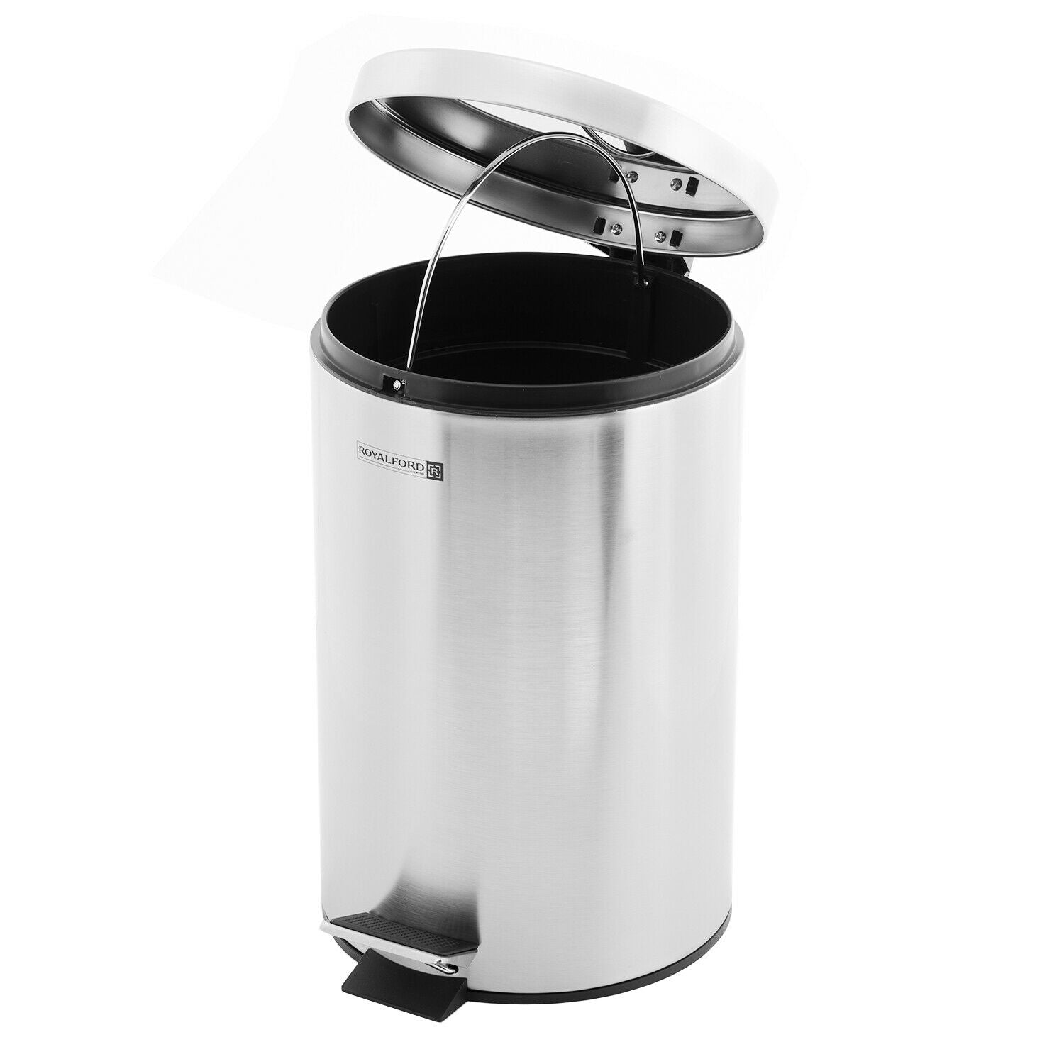 Stainless Steel Waste Dustbin Royalford 