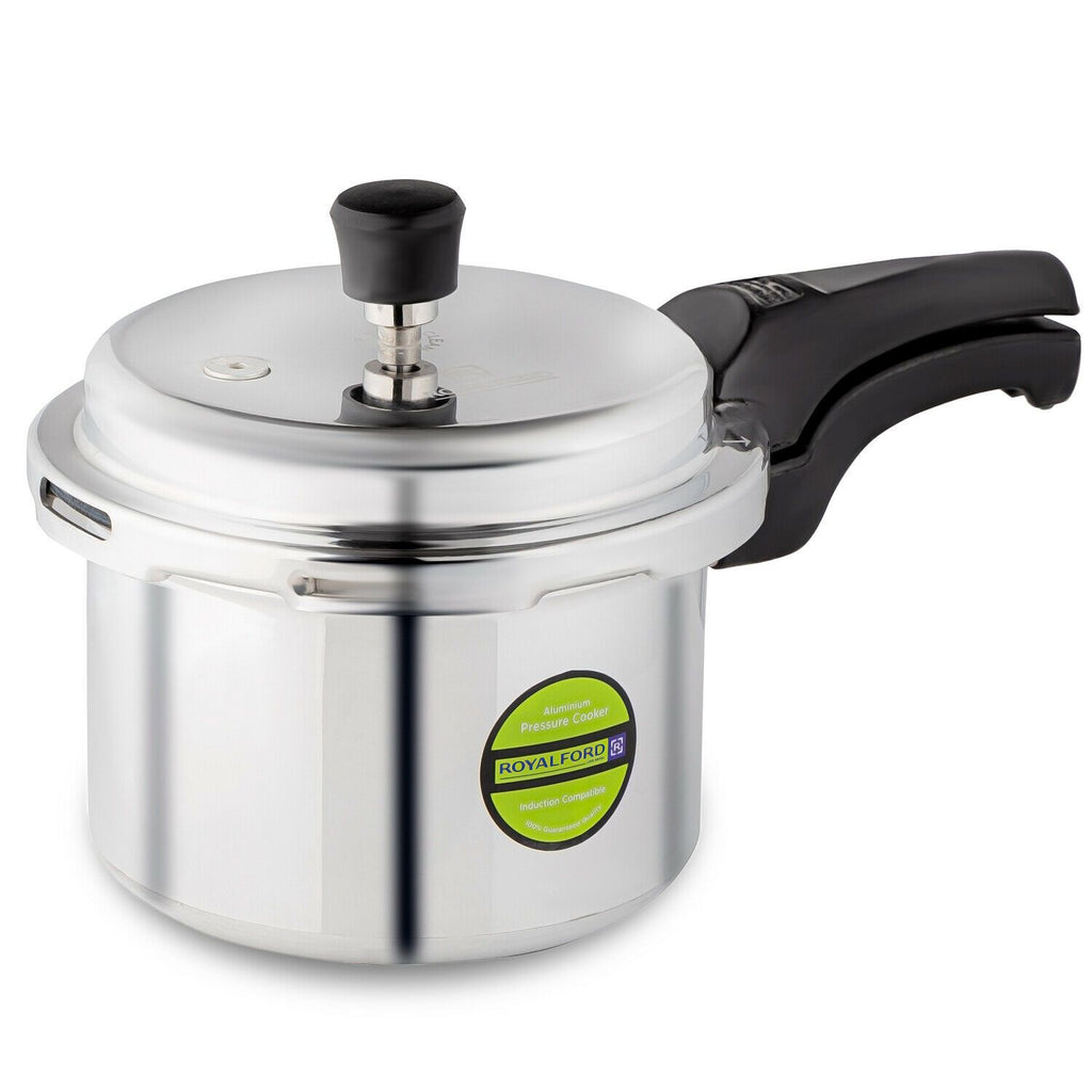 Royalford 3L Lightweight Aluminium Stovetop Pressure Cooker
